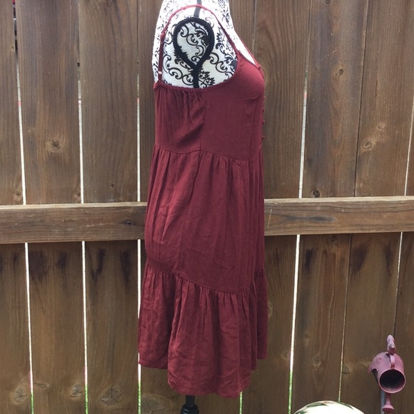 NWOT Maroon Mossimo Supply Sundress - Picture 3 of 5